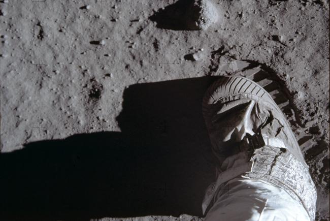 Buzz Aldrin’s bootprint