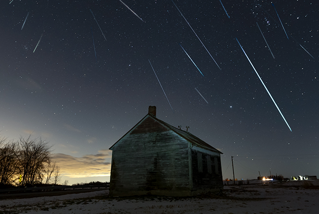 Geminid meteor shower