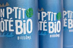 Reusable bottles on sale in the Space for Life gift shops.