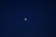 La Lune en passage devant les Hyades
